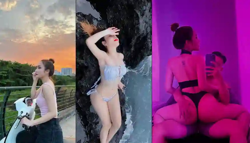 Check hàng em gái xăm bùa trên lưng