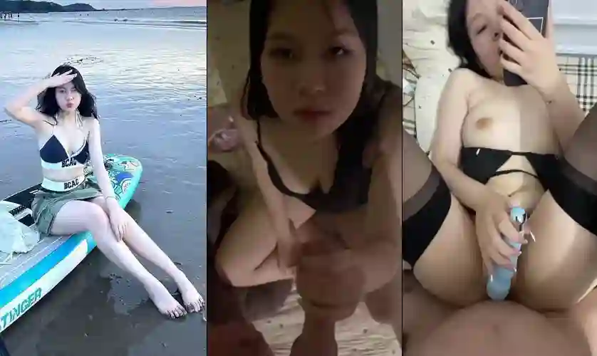 Chụp ảnh áo 2 dây gửi người yêu xong mới chịch
