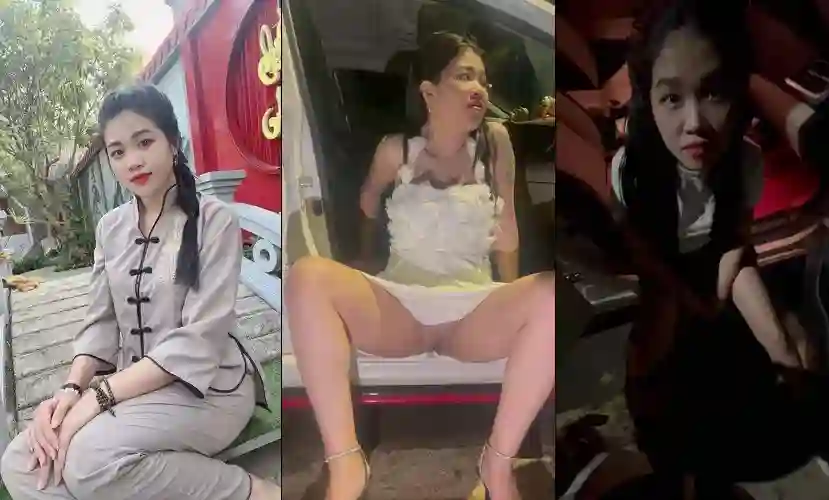 Cởi quần lót bắt em phô dâm công viên public