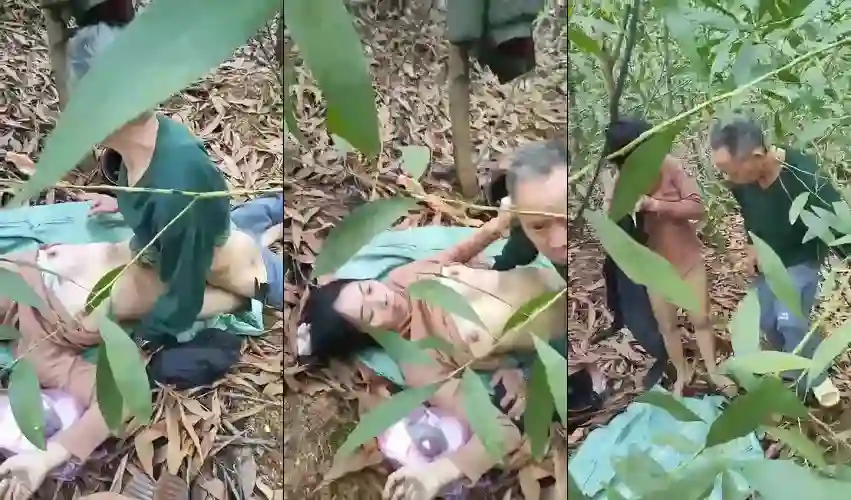 Cụ ông chịch với người tình giữa rừng vẫn rất nhiệt