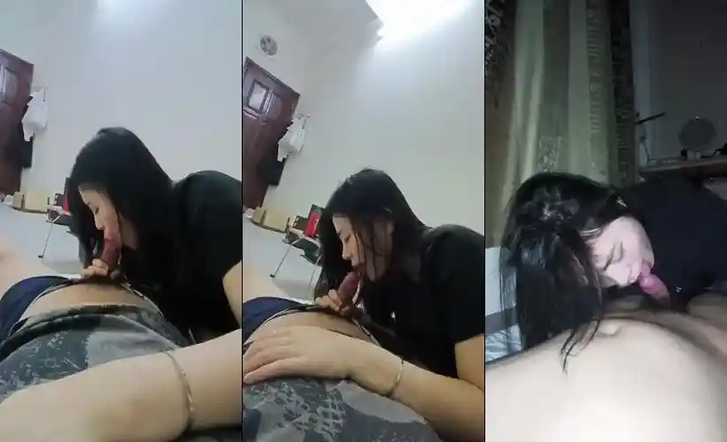Em bú cu ngấu nghiến chưa kịp cởi đồ