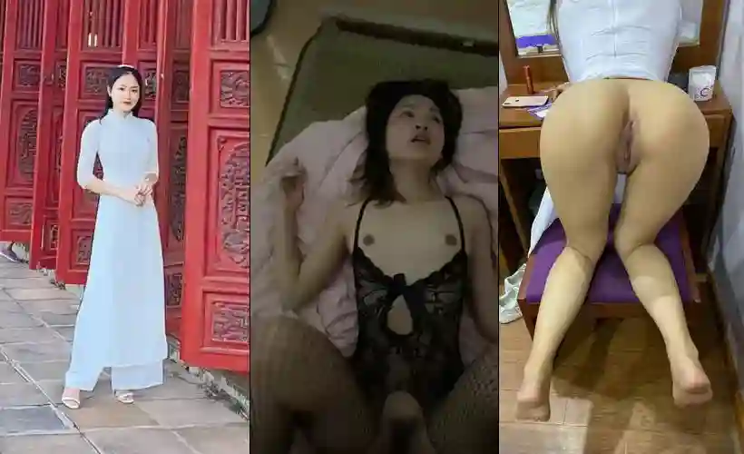 Mặc áo dài trắng không quần lót lại xuất trong