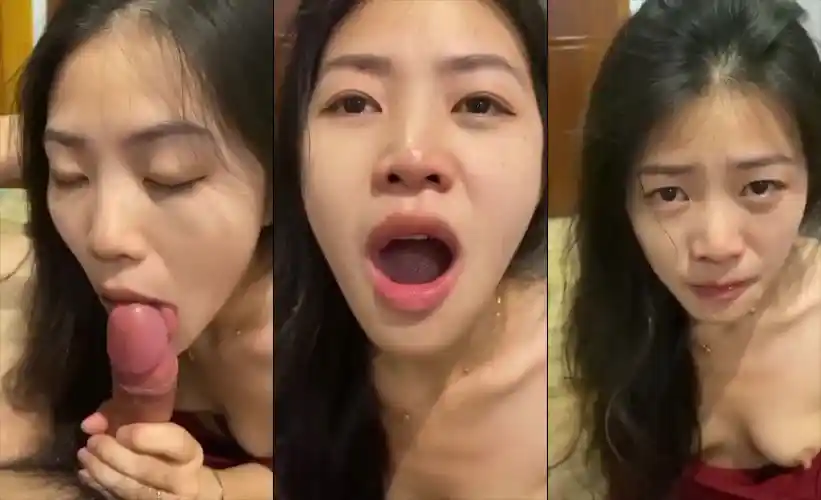 Xuất tinh vào miệng xong em ăn hết sạch
